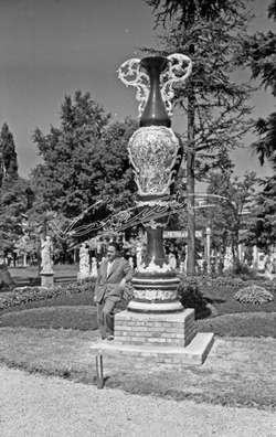 Fiera Campionaria di Vicenza 1953 Romeo Bevilacqua Anfora Giudizio Universale
