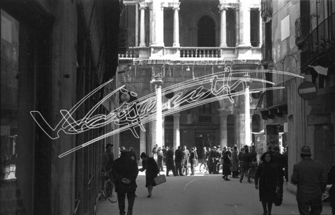 Piazza dei Signori. pellicola - negativo bianco e nero fto mm 24X36