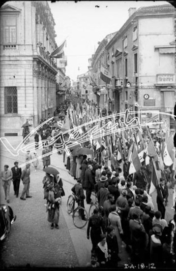 Corpus Domini : processione. lastra di vetro - negativo bianco e nero fto mm 100x150