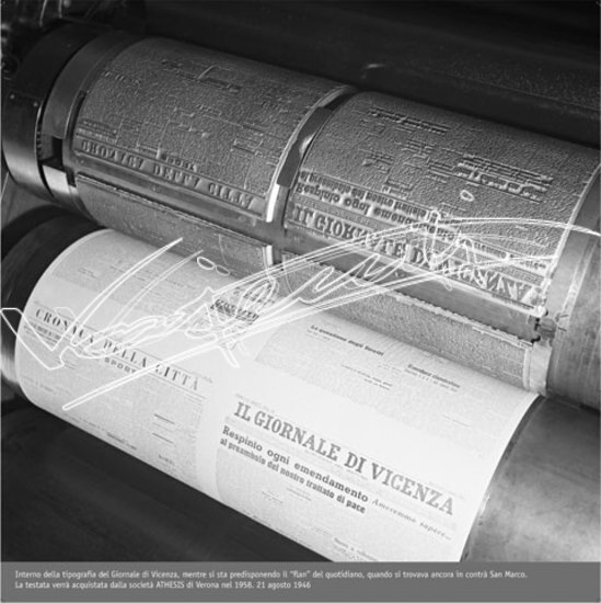 Il Giornale di Vicenza : Tipografia. File digitale MB 100
