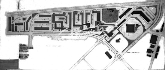 Fiera di Vicenza 1969: Immobiliare Ente Fiera. Pellicola - negativo bianco e nero fto mm 180X240