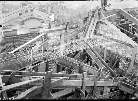 Regie Poste e Telegrafi. lastra di vetro - negativo bianco e nero fto mm 130x180