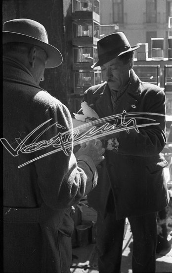 Piazza delle Erbe. pellicola - negativo bianco e nero fto mm 24X36