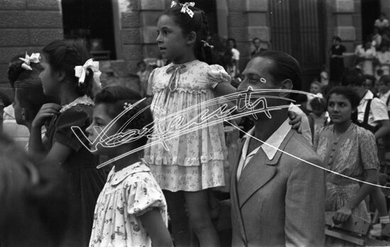 Fiera Campionaria di Vicenza 1946 : Pubblico. pellicola-negativo bianco e nero 24X36