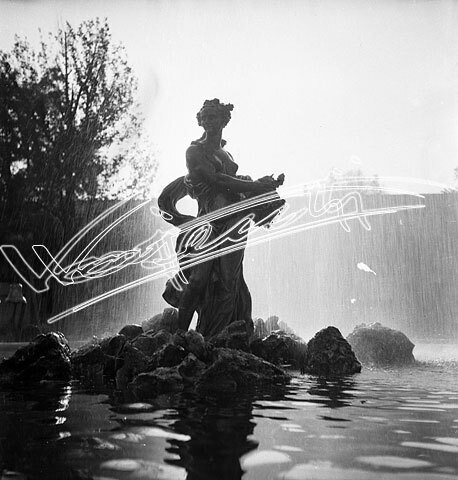 Fiera Campionaria di Vicenza 1946 : Giardino Salvi. pellicola - negativo bianco e nero fto mm 60X60