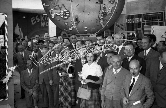 Fiera Campionaria di Vicenza 1949 : Segretariato Internazionale della Lana. Pellicola - negativo bianco e nero f.to mm 24X36