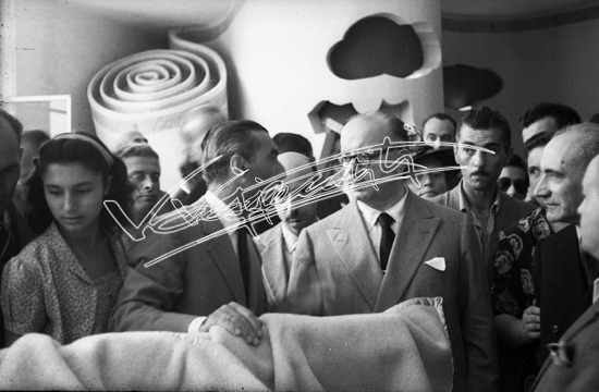 Fiera Campionaria di Vicenza 1949: Alberto Giovannini. Pellicola - negativo bianco e nero f.to mm 24X36
