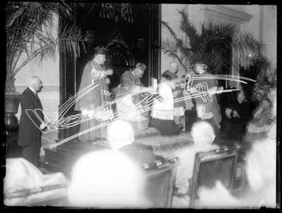 Vescovo Rodolfi. lastra di vetro - negativo bianco e nero fto mm 90x120