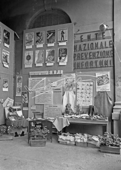 Fiera Campionaria di Vicenza 1953 Padiglione della Ceramica Ente Nazionale Prevenzione Infortuni