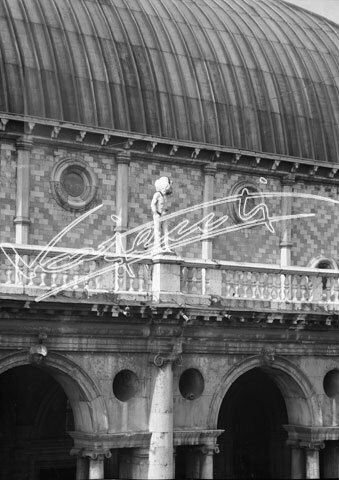 Basilica Palladiana. pellicola - negativo bianco e nero fto mm 90x120