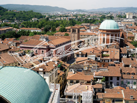Vicenza : Panoramica dalla Torre Bissara. digitale colore 63 MB