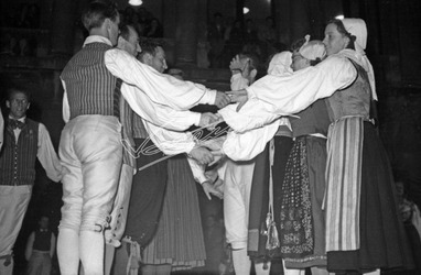 Fiera Campionaria di Vicenza 1949 Spettacolo Folcloristico
