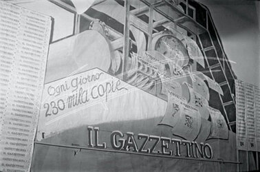 Fiera Campionaria di Vicenza 1946 Stand de Il Gazzettino 