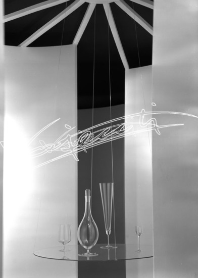 Fiera di Vicenza 1967 : Salone Internazionale della Ceramica: Vetri. Pellicola - negativo bianco e nero fto mm 130X180