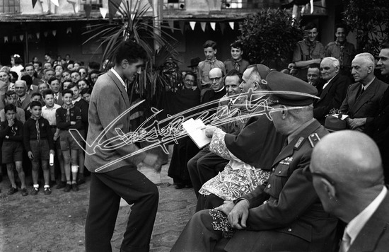 Patronato Leone XIII: Cerimonia. Pellicola - negativo bianco e nero f.to mm 60x90