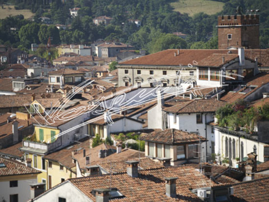 Panoramica di Vicenza : dal campanile di Santa Corona.. digitale colore 63,5 MB