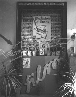 Fiera Campionaria di Vicenza 1946 Stand Programmazione Film