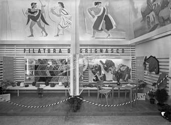 Fiera Campionaria di Vicenza 1950 Filatura di Grignasco Fiera Campionaria di Vicenza 1950 Filatura di Grignasco