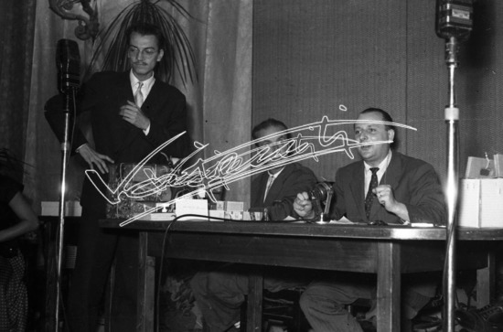 Fiera Campionaria di Vicenza 1950 : Spettacolo Musicale. Pellicola - negativo bianco e nero f.to mm 24X36