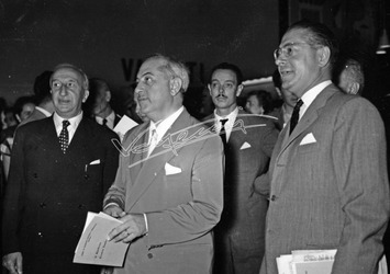 Fiera Campionaria di Vicenza 1952 Ministro Giuseppe Spataro