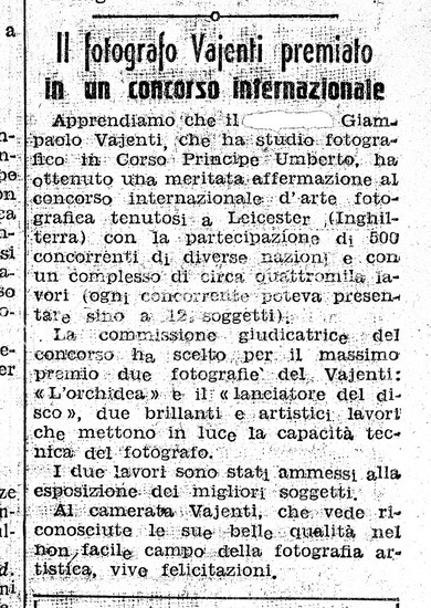 Vajenti - La storia. Lastra di vetro - negativo bianco e nero f.to mm 90X120