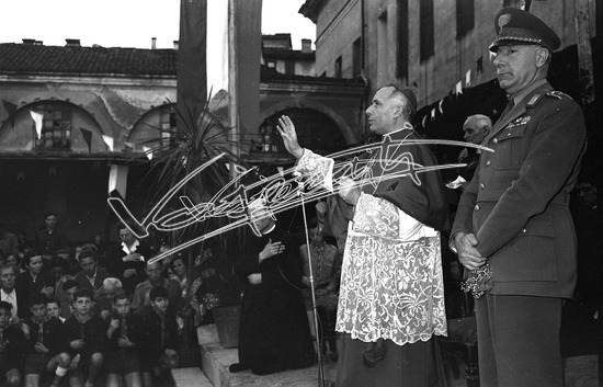 Patronato Leone XIII: Cerimonia. Pellicola - negativo bianco e nero f.to mm 60x90