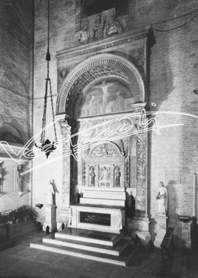 Chiesa di San Lorenzo. lastra di vetro - negativo bianco e nero fto mm 130x180