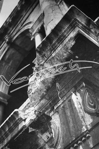 Basilica Palladiana : restauro 1947-1951. lastra di vetro - negativo bianco e nero fto mm 180x240