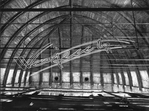 Basilica Palladiana : restauro 1947-1951. lastra di vetro - negativo bianco e nero fto mm 180x240