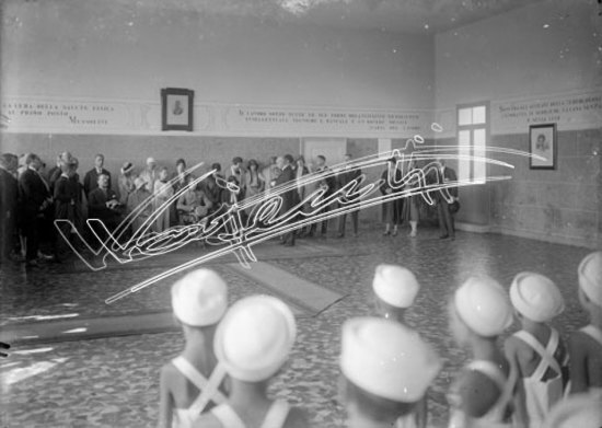 Casa del Sole. lastra di vetro - negativo bianco e nero fto mm 130x180