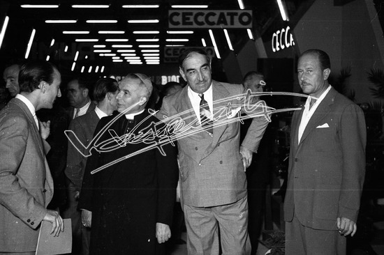 Fiera Campionaria di Vicenza 1949 : Carlo Zinato . Pellicola - negativo bianco e nero f.to mm 24X36