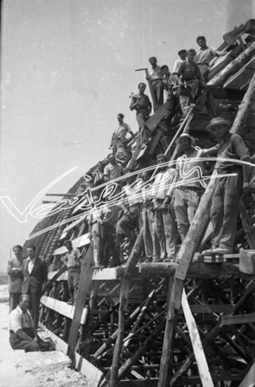 Basilica Palladiana : restauro 1947-1951. pellicola - negativo bianco e nero fto mm 60x90