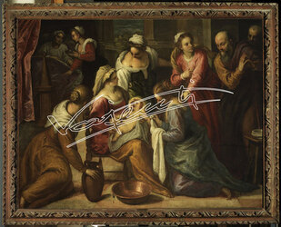 Nascita della Vergine Palma il Giovane Jacopo Negretti Museo di Castelvecchio Verona Nascita della Vergine Palma il Giovane Jacopo Negretti Museo di Castelvecchio Verona