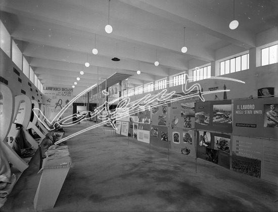 Fiera Campionaria di Vicenza 1948. Lastra di vetro - negativo bianco e nero fto mm 240X300