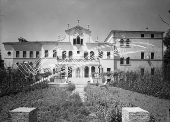 Vescovado. lastra di vetro - negativo bianco e nero fto mm 180x240