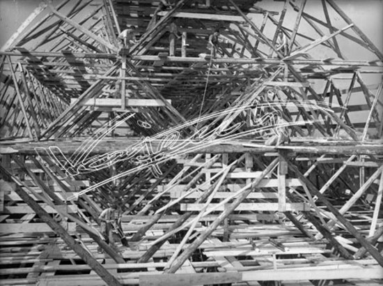 Basilica Palladiana : restauro 1947-1951. lastra di vetro - negativo bianco e nero fto mm 180x240