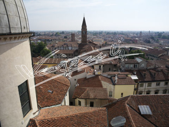 Panoramica di Vicenza : dal campanile di Santo Stefano. digitale colore 63,5 MB