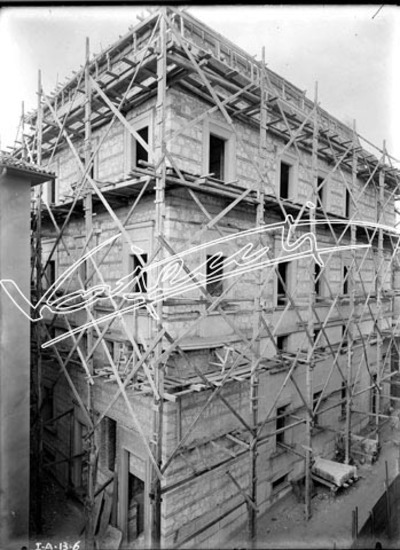 Regie Poste e Telegrafi. lastra di vetro - negativo bianco e nero fto mm 180x240