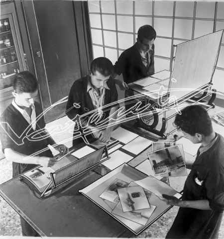 Vajenti - La storia. lastra di vetro - negativo bianco e nero fto mm 130x180