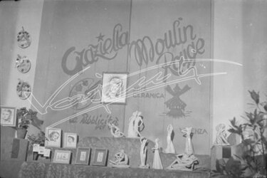 Fiera Campionaria di Vicenza 1946 Stand Ceramica Graziella Moulin Rouge