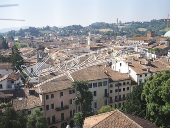 Panoramica di Vicenza : dal campanile di Santa Corona.. digitale colore 63,5 MB