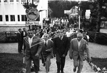 Fiera Campionaria di Vicenza 1948 Gino Bartali Fiera Campionaria di Vicenza 1948 Gino Bartali