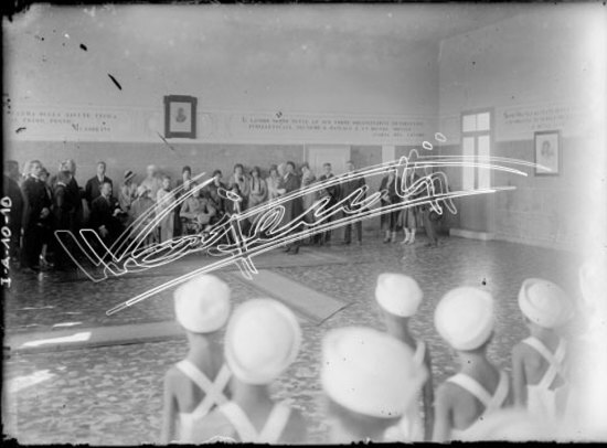 Casa del Sole. lastra di vetro - negativo bianco e nero fto mm 130x180