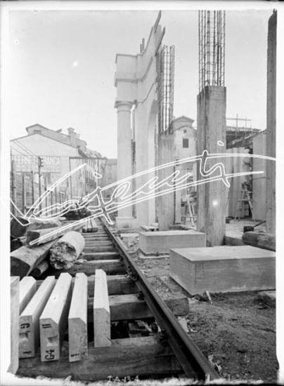 Regie Poste e Telegrafi. lastra di vetro - negativo bianco e nero fto mm 180x240