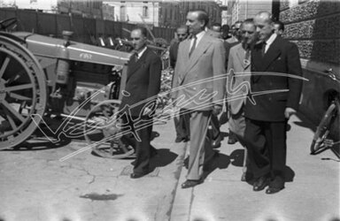 Fiera Campionaria di Vicenza 1946 Visita del Senatore Pietro Campilli