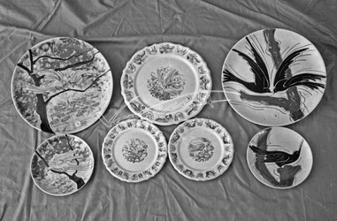Fiera Campionaria di Vicenza 1953 Ceramiche Artistiche Piatti Fiera Campionaria di Vicenza 1953 Ceramiche Artistiche Piatti