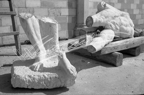 Basilica Palladiana : restauro 1947-1951. pellicola - negativo bianco e nero fto mm 60x90