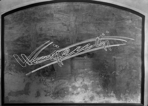 Vajenti - La storia. lastra di vetro - negativo bianco e nero fto mm 130x180