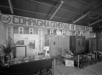 Fiera Campionaria di Vicenza 1951 Stand CGE Compagnia Generale Di Elettricit&agrave;