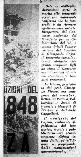 Vajenti - La storia. Lastra di vetro - negativo bianco e nero f.to mm 90X120